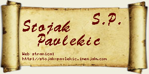 Stojak Pavlekić vizit kartica